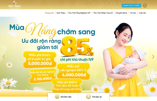 Website BV Đức Phúc