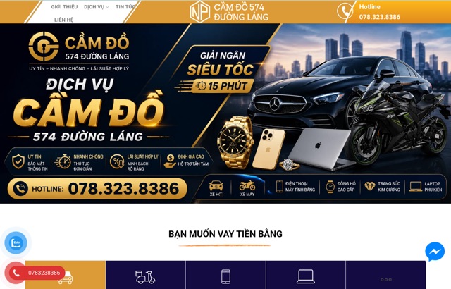 Website Cầm Đồ Ô Tô