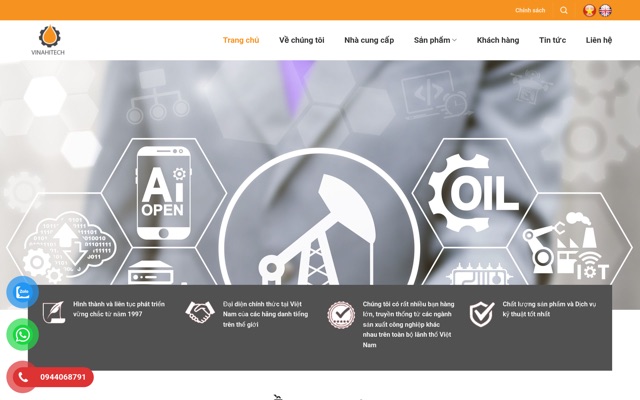 Website Vina Hitech